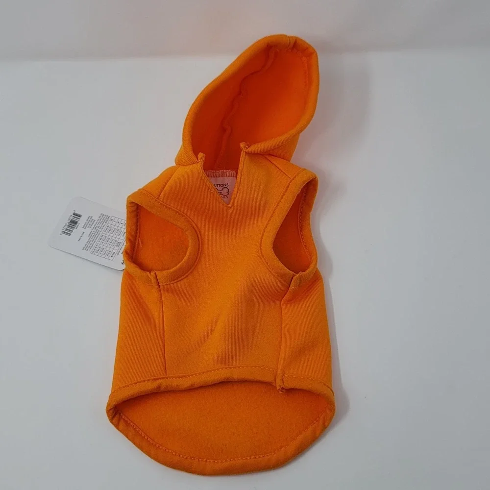 Buttons & Bones Celebrations Halloween Dog Costume Jacket Orange Pumpkin Size XS